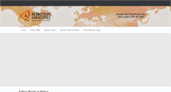 Desktop Screenshot of inmotionministries.org